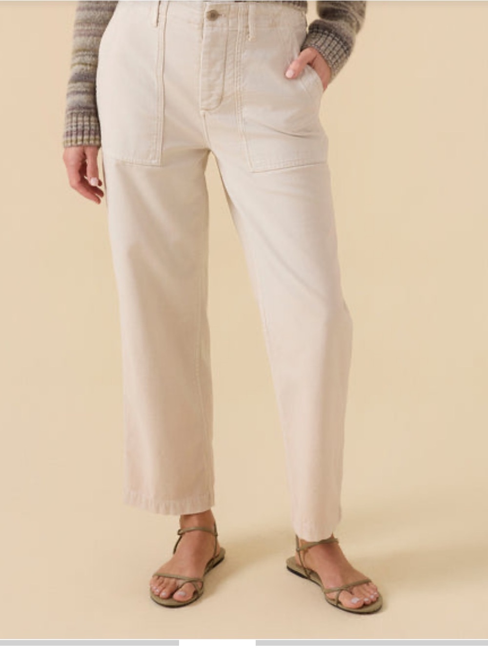 Outerknown 100% Organic Cotton Westbound Utility Pants Size US 30 - Picture 2 of 5
